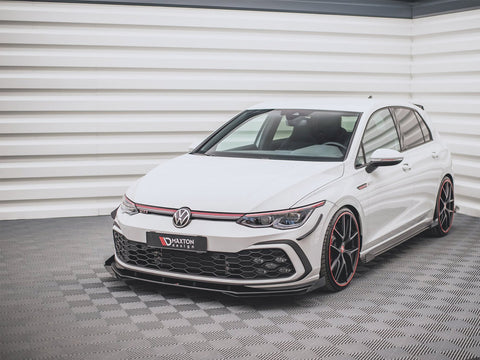 VW - Golf GTI MK8: Maxton Front Bumper Wings (Canards)