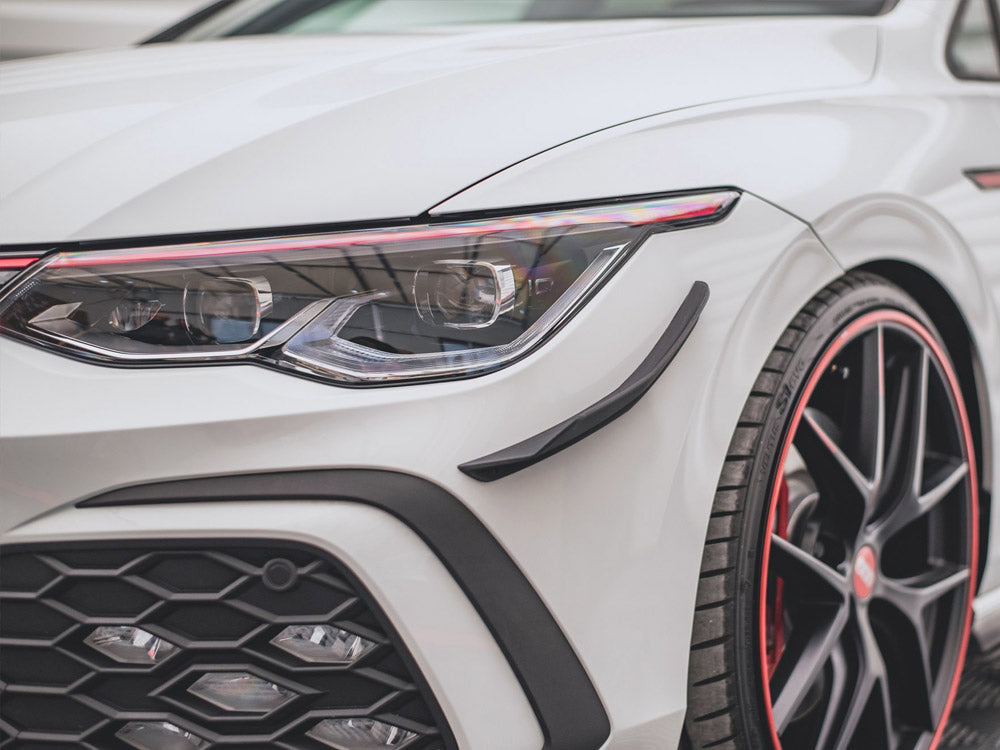 VW - Golf GTI MK8: Maxton Front Bumper Wings (Canards)