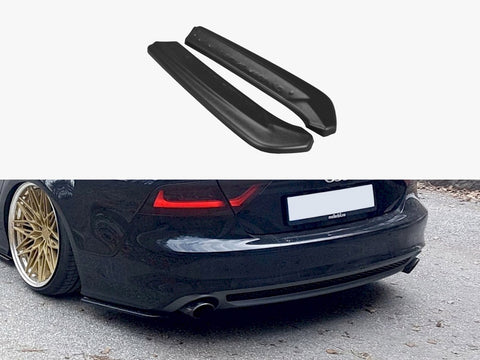 Audi - A7 S Line C7: Maxton Rear Side Splitters V1