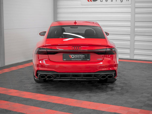 Audi - A7 C8 S Line (2017-): Maxton Central Rear Splitter
