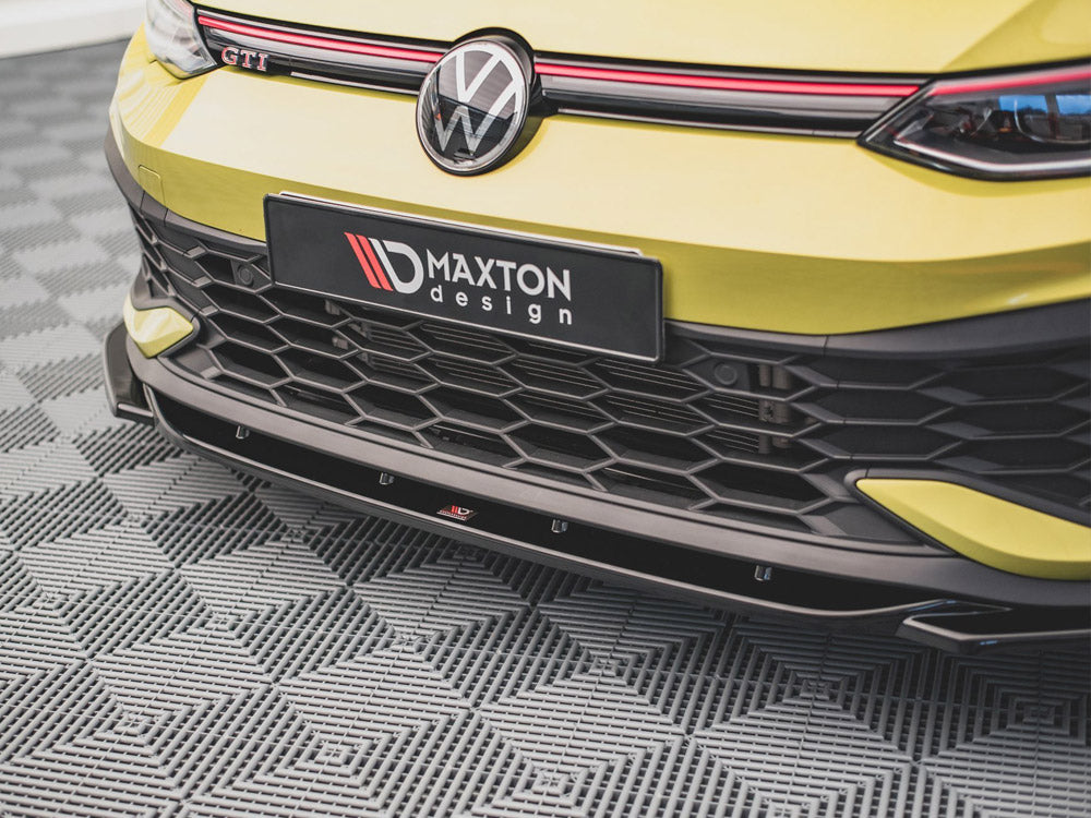 VW Golf 8 GTI Clubsport Maxton Front Splitter V2 Carbon Accents vw-golf-8-gti-clubsport-maxton-front-splitter-v2-carbon-accents