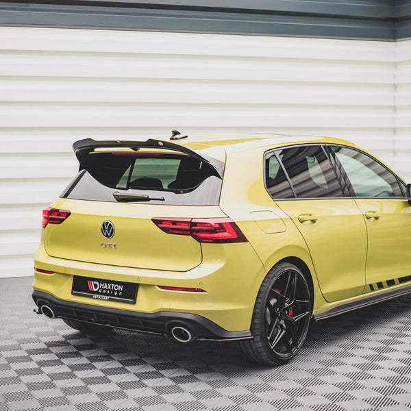 VW - Golf 8 GTI Clubsport (2020-): Maxton Central Rear Splitter