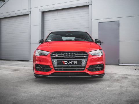 Audi - S3 / A3 S Line 8V Sedan / Cabrio (2013-2016): Maxton Front Splitter V1