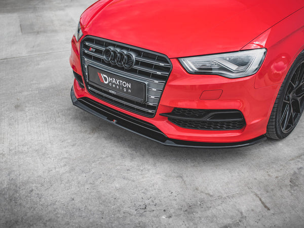 Audi - S3 / A3 S Line 8V Sedan / Cabrio (2013-2016): Maxton Front Splitter V1