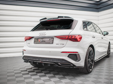 Audi - A3 S Line Sportback 8Y: Maxton Rear Splitter (Vertical Bars)