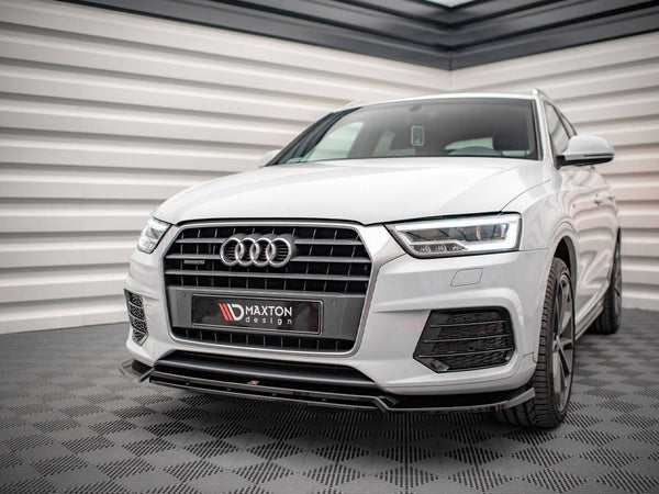 Audi - Q3 Sport 8U Facelift: Maxton Front Splitter V2