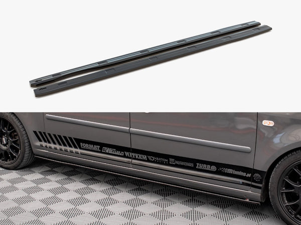 VW - Caddy Long MK3 Facelift (2010-2015): Maxton Side Skirts
