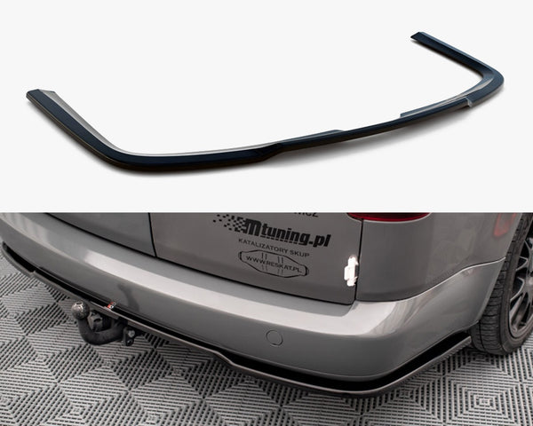 VW - Caddy Long MK3 Facelift: Maxton Central Rear Splitter