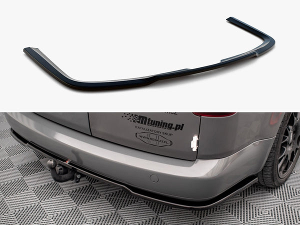 VW - Caddy Long MK3 Facelift: Maxton Central Rear Splitter