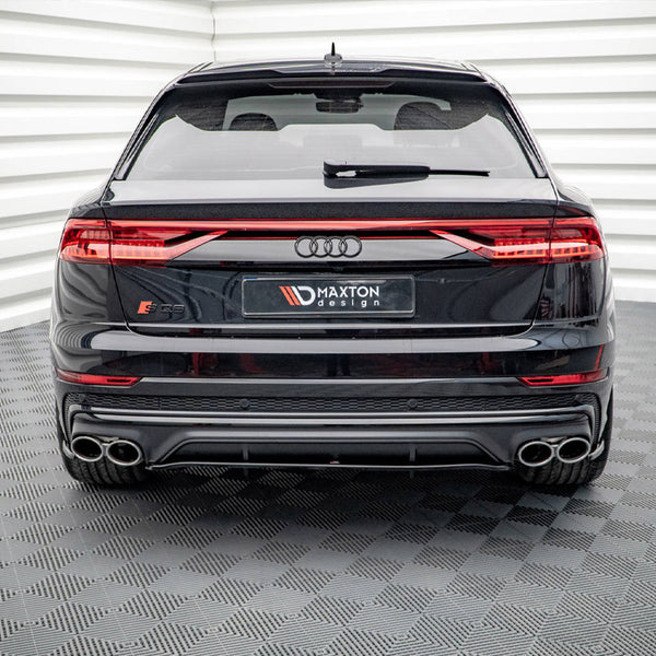 Audi - SQ8 MK1: Maxton Central Rear Splitter (Vertical Bars) V1