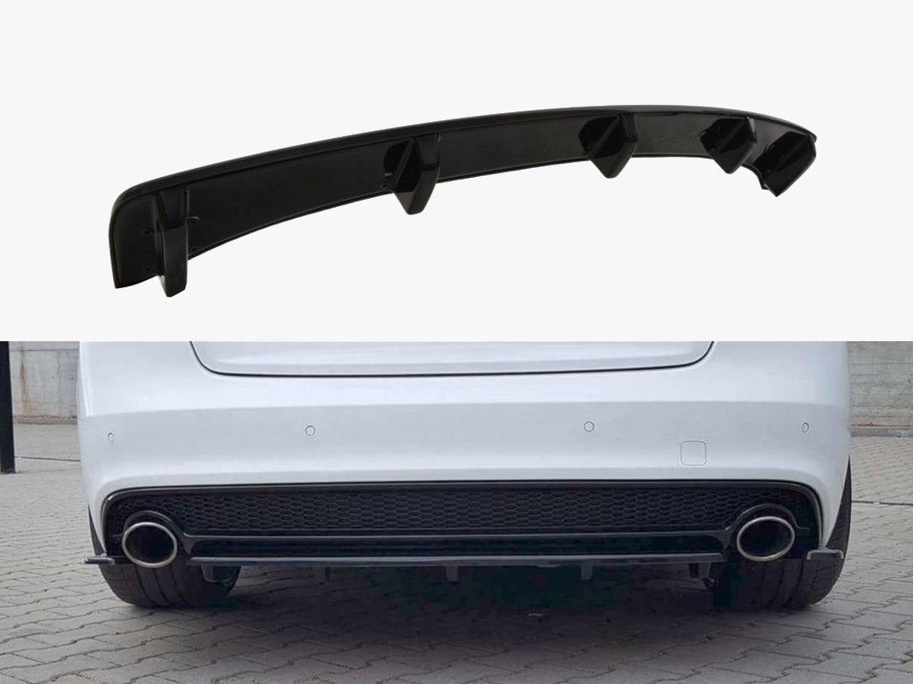 Audi - A5 S Line 8T Facelift: Maxton Rear Splitter (Vertical Bars)