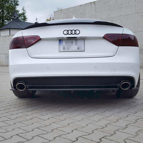 Audi - A5 S Line 8T Facelift: Maxton Rear Splitter (Vertical Bars)