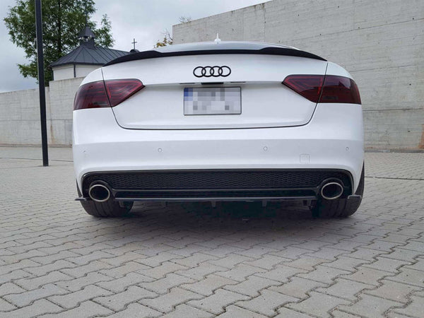 Audi - A5 S Line 8T Facelift: Maxton Rear Splitter (Vertical Bars)