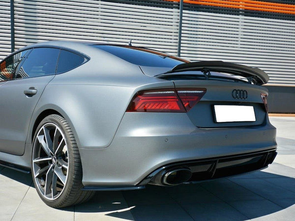 Audi - RS7 C7: Maxton Rear Side Splitters V1