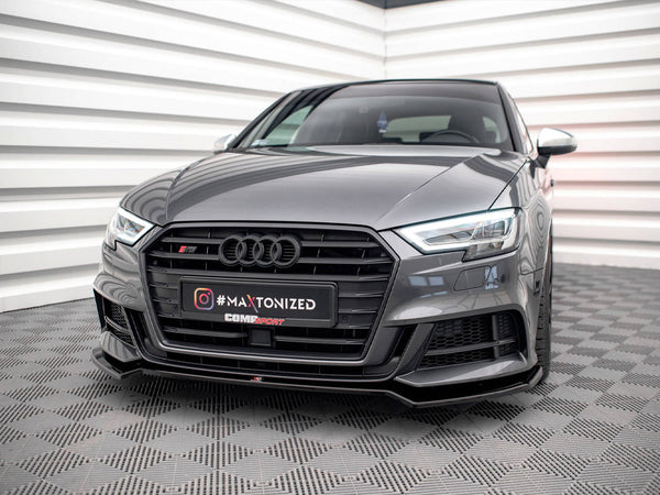 Audi - S3 / A3 S Line Sportback 8V Facelift: Maxton Front Splitter V2