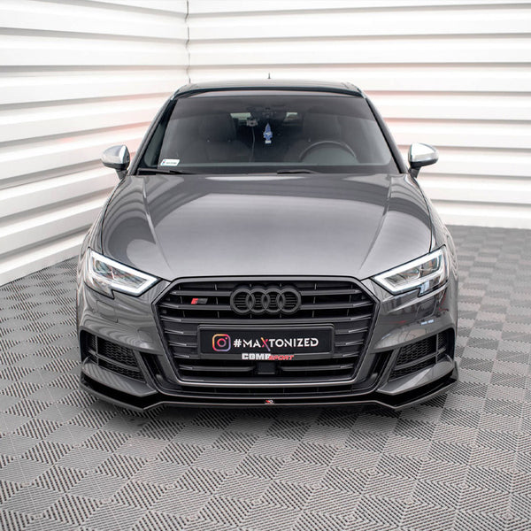 Audi - S3 / A3 S Line Sportback 8V Facelift: Maxton Front Splitter V2