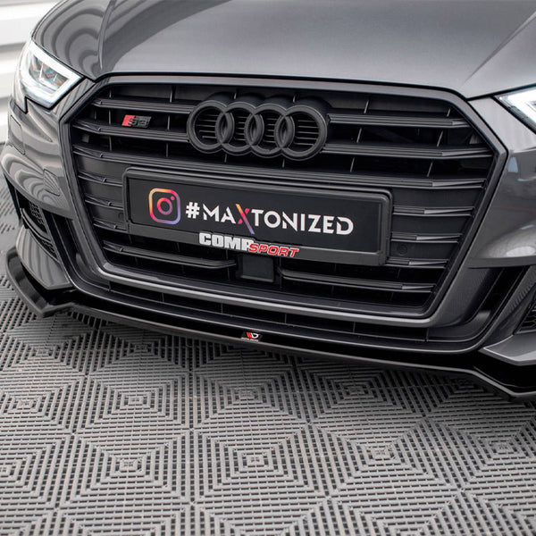 Audi - S3 / A3 S Line Sportback 8V Facelift: Maxton Front Splitter V2
