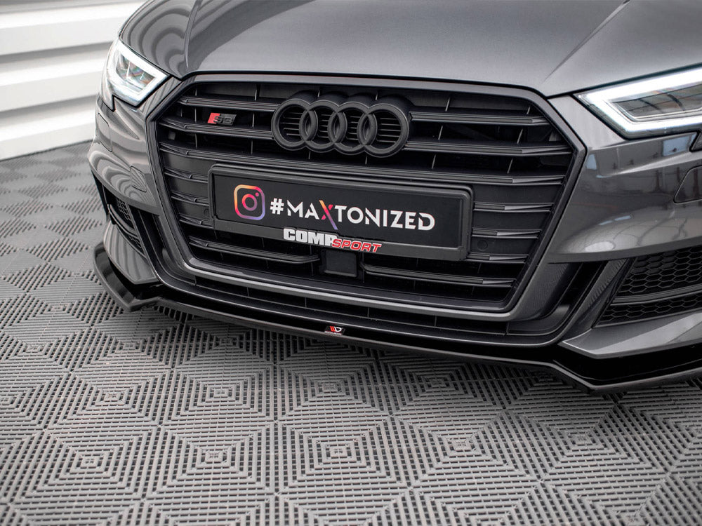 Audi - S3 / A3 S Line Sportback 8V Facelift: Maxton Front Splitter V2