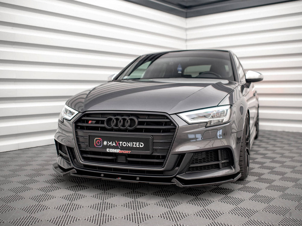 Audi - S3 / A3 S Line Sportback 8V Facelift: Maxton Front Splitter V1