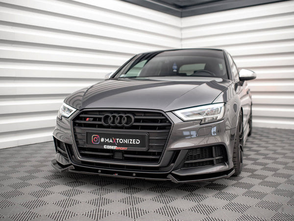 Audi - S3 / A3 S Line Sportback 8V Facelift: Maxton Front Splitter V1