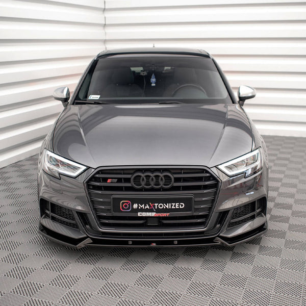 Audi - S3 / A3 S Line Sportback 8V Facelift: Maxton Front Splitter V1