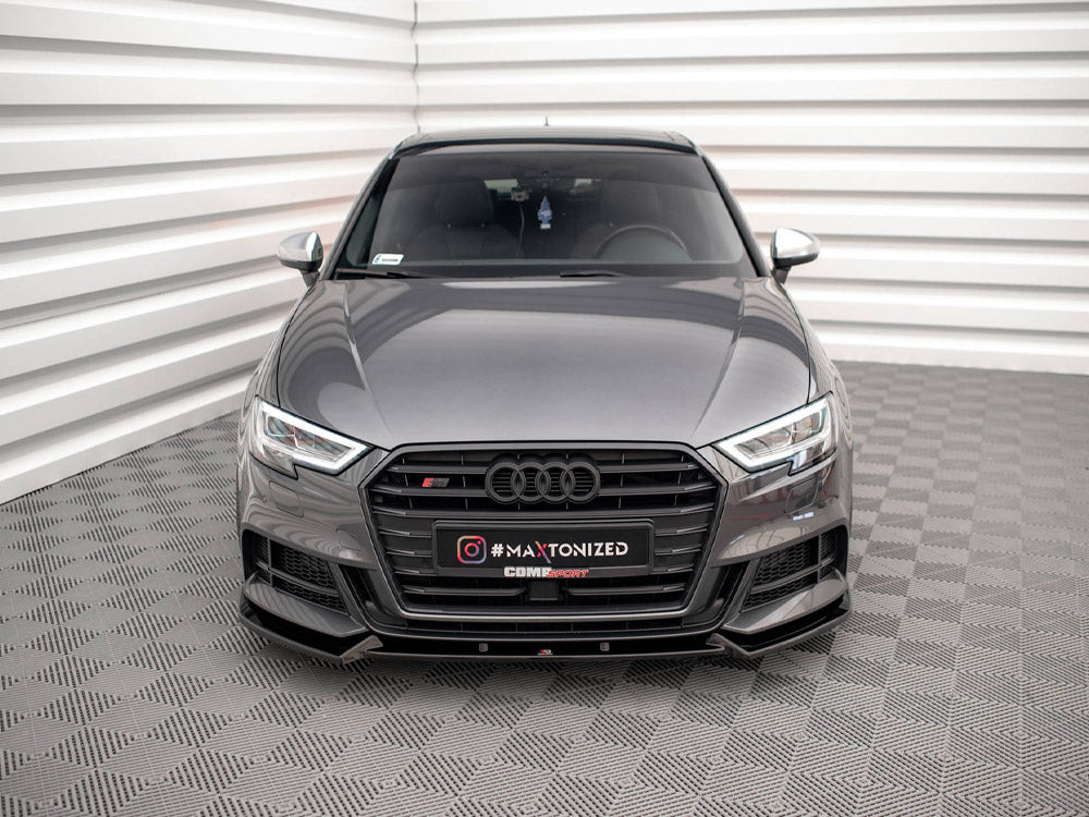 Audi - S3 / A3 S Line Sportback 8V Facelift: Maxton Front Splitter V1