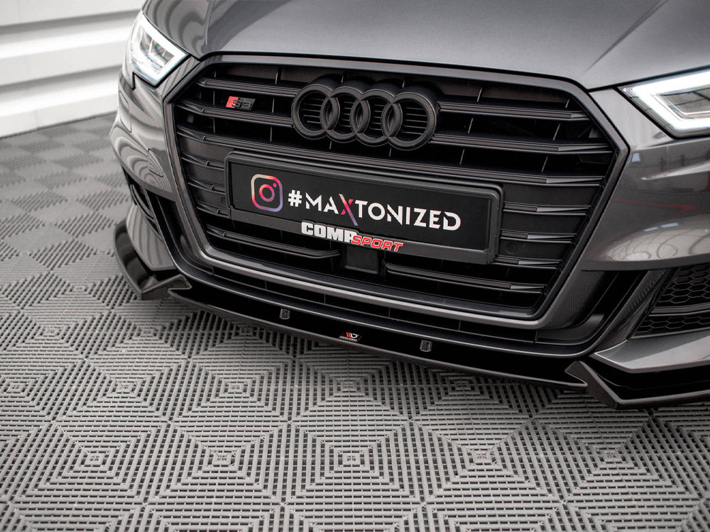 Audi - S3 / A3 S Line Sportback 8V Facelift: Maxton Front Splitter V1