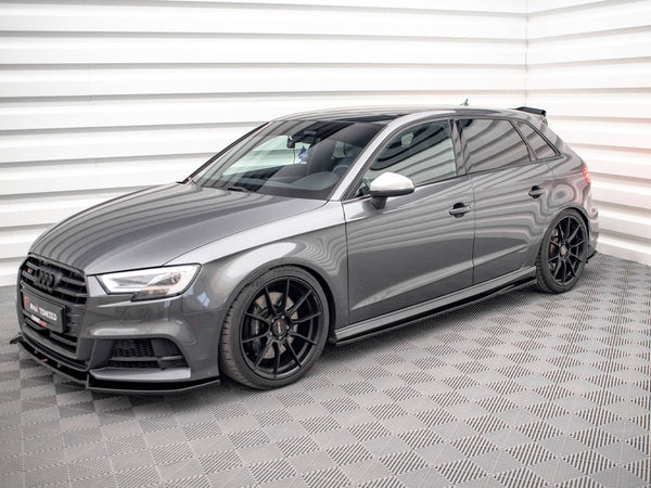 Audi - S3 / A3 S Line Sportback 8V Facelift: Maxton Side Skirts