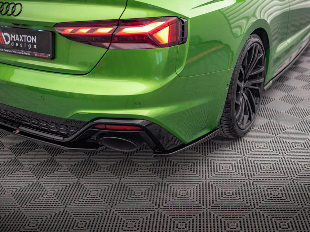 Audi - RS5 F5 Facelift: Maxton Rear Side Splitters