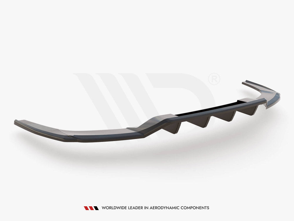 Audi - A3 S Line Sedan 8Y: Maxton Central Rear Splitter (Vertical Bars)