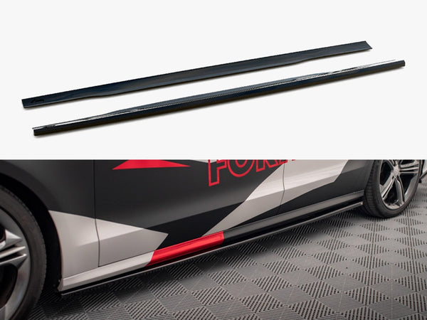 Audi - S8 D4: Maxton Side Skirts V1