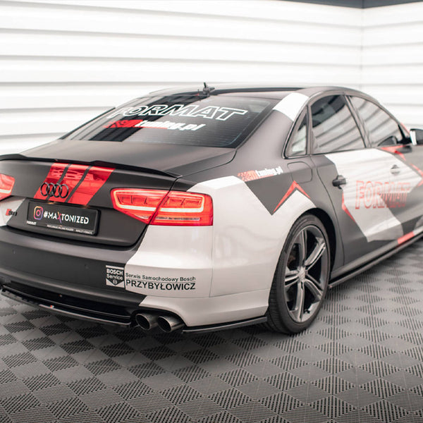 Audi - S8 D4: Maxton Rear Side Splitters