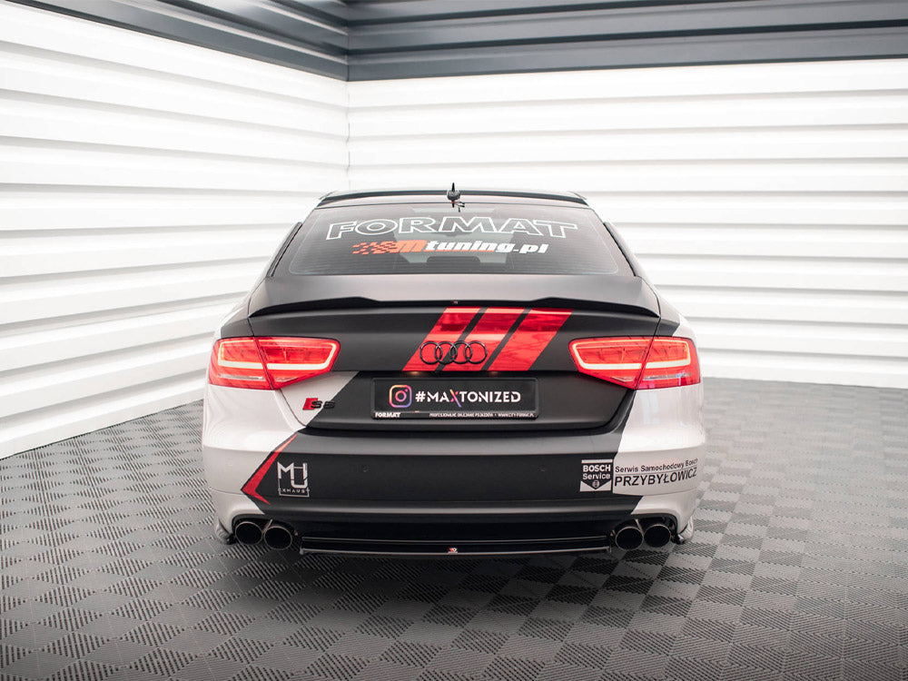 Audi - S8 D4: Maxton Central Rear Splitter