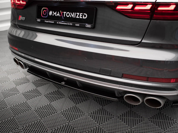 Audi - S8 D5: Maxton Central Rear Splitter