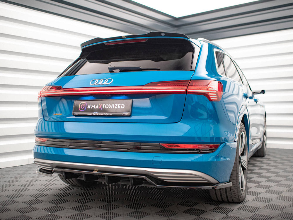 Audi - e-Tron: Maxton Central Rear Splitter (Vertical Bars)