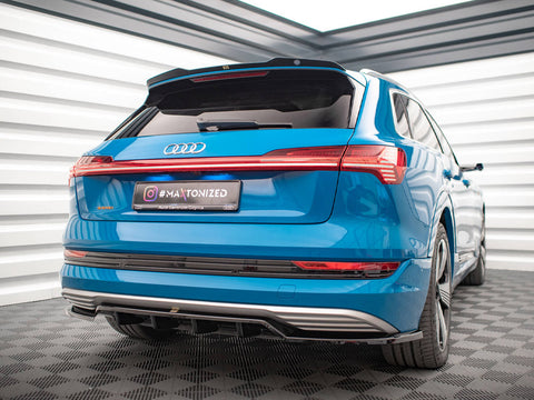 Audi - e-Tron: Maxton Central Rear Splitter (Vertical Bars)