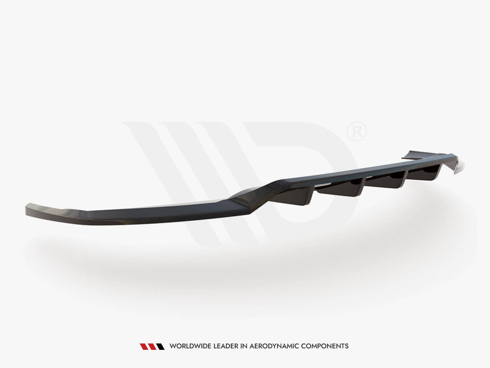 Audi - e-Tron: Maxton Central Rear Splitter (Vertical Bars)