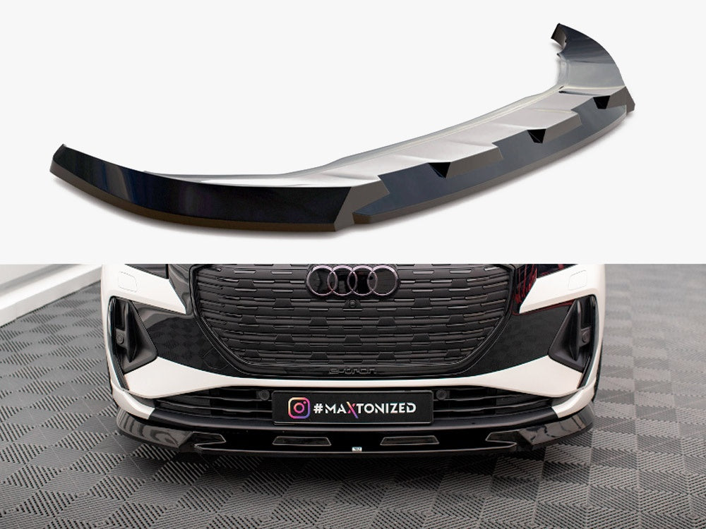 Audi - Q4 e-Tron Sportback MK1: Maxton Front Splitter V1
