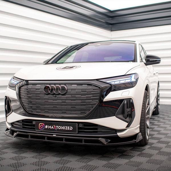 Audi - Q4 e-Tron Sportback MK1: Maxton Front Splitter V2