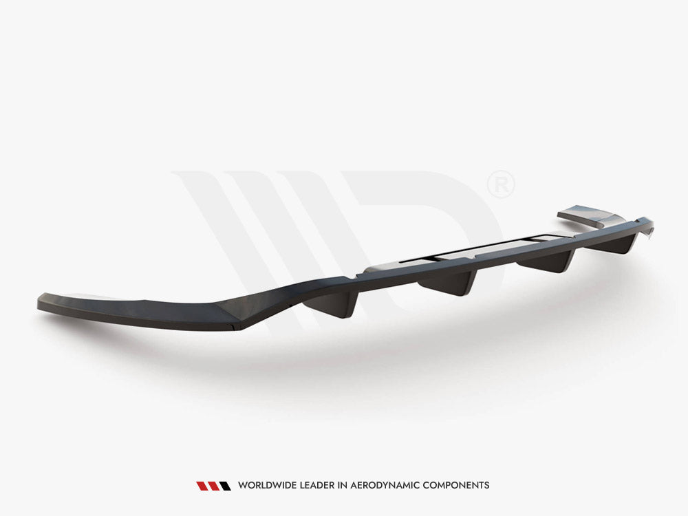Audi - Q4 e-Tron Sportback MK1: Maxton Central Rear Splitter (Vertical Bars)