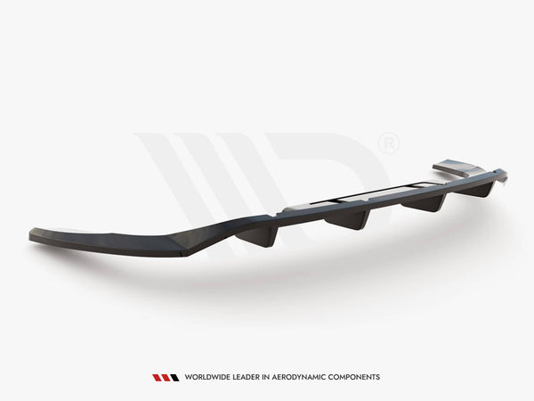 Audi - Q4 e-Tron Sportback MK1: Maxton Central Rear Splitter (Vertical Bars)