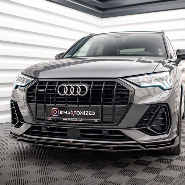 Audi - Q3 Sportback / SUV S Line F3: Maxton Front Splitter V4
