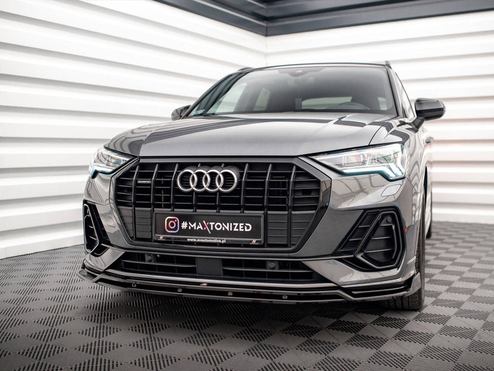 Audi - Q3 Sportback / SUV S Line F3: Maxton Front Splitter V4