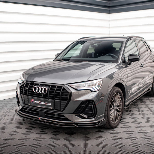 Audi - Q3 Sportback / SUV S Line F3: Maxton Front Splitter V4