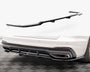 Audi - A4 S Line B9 Facelift: Maxton Central Rear Splitter (Vertical Bars)
