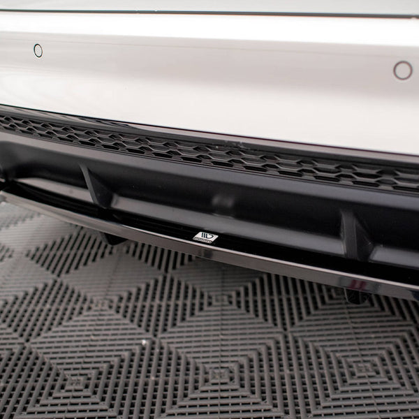 Audi - A4 S Line B9 Facelift: Maxton Central Rear Splitter (Vertical Bars)