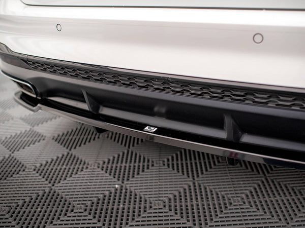 Audi - A4 S Line B9 Facelift: Maxton Central Rear Splitter (Vertical Bars)
