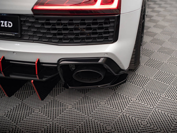 Audi - R8 MK2 Facelift: Maxton Rear Side Splitters