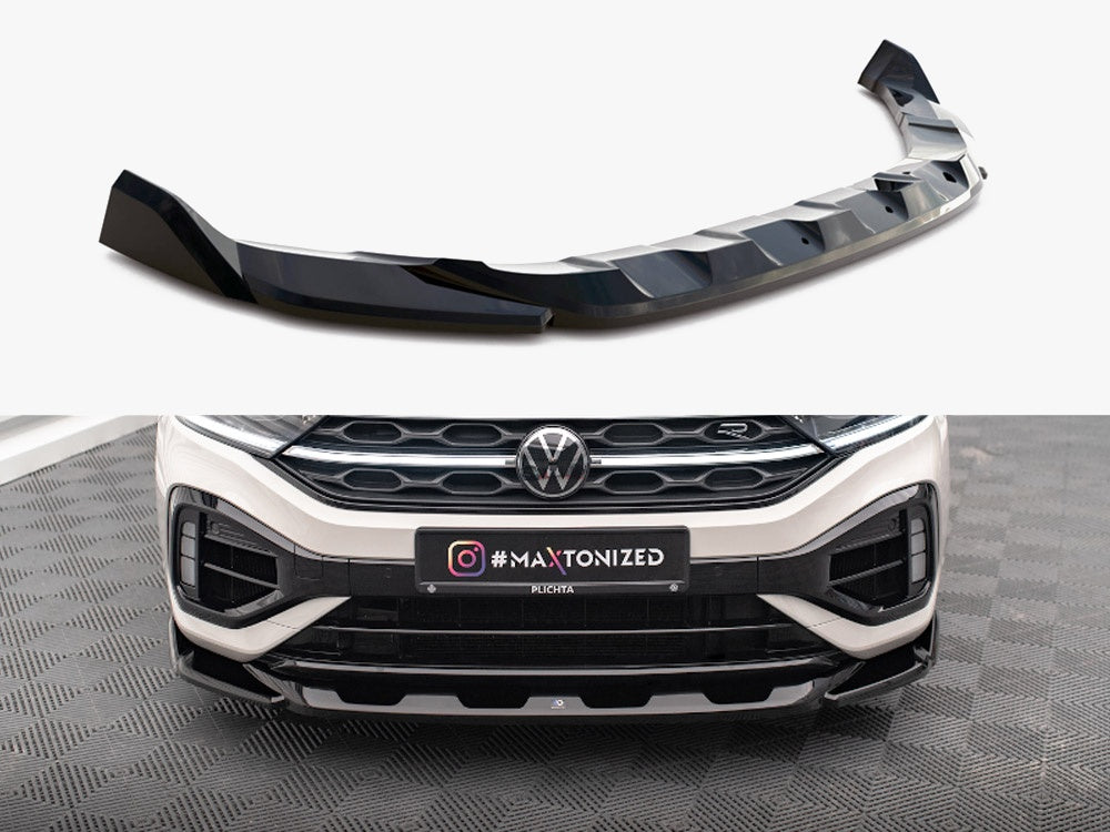 VW - T-Roc R / R Line MK1 Facelift: Maxton Front Splitter V2