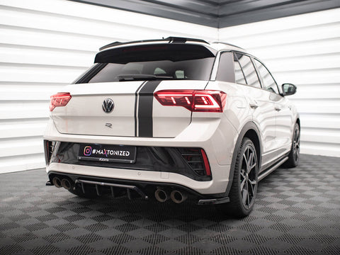 VW - T-Roc R / R Line MK1 Facelift: Maxton Rear Splitter (Vertical Bars)